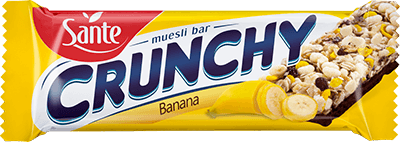 SANTE Crunchy Bar Banana Chocolate Coated